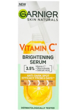 Сыворотка Garnier Skin Naturals с витамином С для уменьшения видимости пигментных пятен, 30 мл