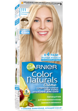 Краска для волос Garnier Color Naturals 111 Платиновый блондин, 110 мл