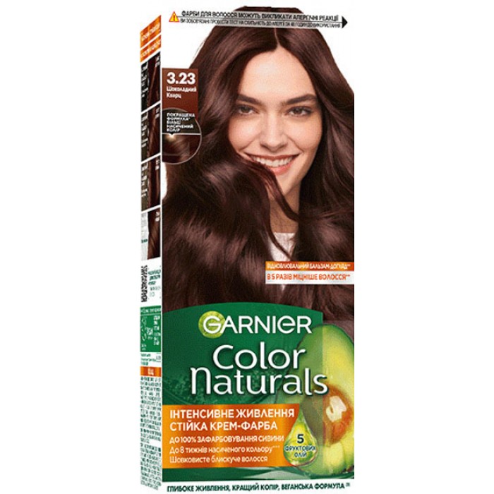 Краска для волос Garnier Color Naturals 3.23 Шоколадный кварц, 110 мл - 