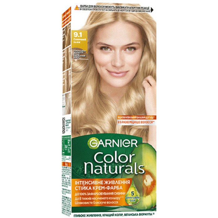 Фарба для волосся Garnier Color Naturals 9.1 Сонячний пляж, 110 мл (676832) - 