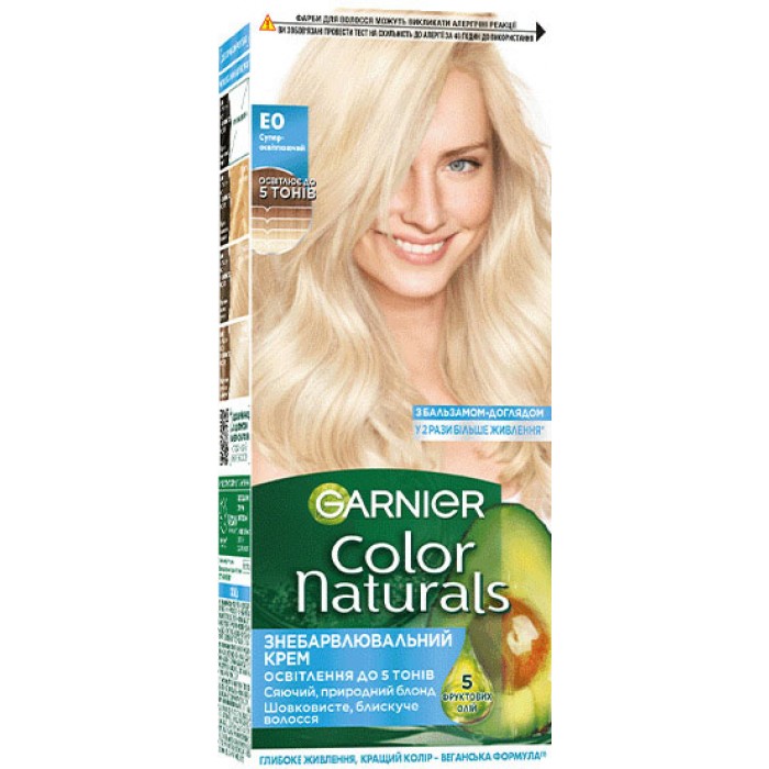 Краска для волос Garnier Color Naturals E0 Супер-осветляющий, 110 мл - 