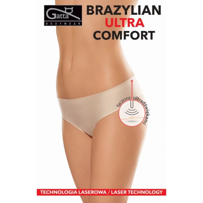 Трусы женские Gatta Brazylian Ultra Comfort размер M белые, 1 шт - 