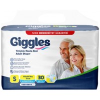 Підгузки для дорослих Giggles Small розмір S 8 крапель, 30 шт (50-85 см)