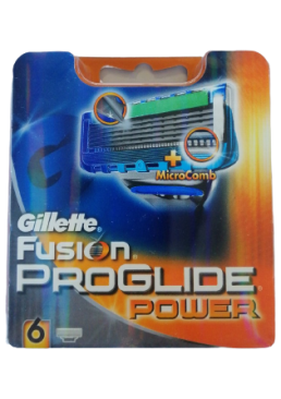 Змінні картриджі Gillette Fusion5 ProGlide Power, 6 шт