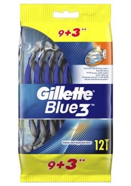 Одноразовые бритвенные станки Gillette Blue 3 Comfort, 12 шт