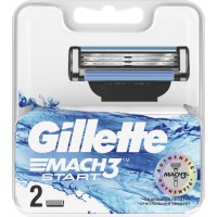 Сменные картриджи для бритья (лезвия) мужские Gillette Mach 3 Start, 2 шт