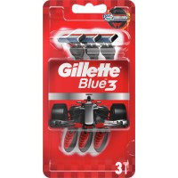 Бритви одноразові Gillette Blue 3 Red, 3 шт