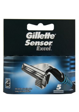 Змінні касети для гоління Gillette Sensor Excel, 5 шт
