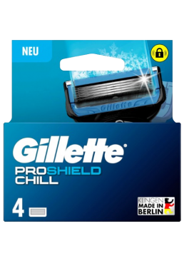 Cменные картриджи для бритья Gillette Fusion5 ProShield Chill, 4 шт
