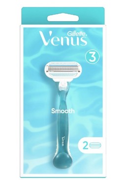 Станок для бритья Venus Smooth Sensitive женский + 2 кассеты 