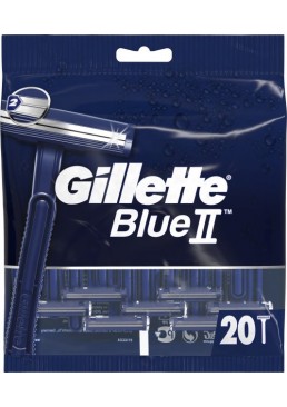 Одноразові станки для гоління чоловічі Gillette Blue 2, 20 шт