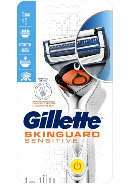 Бритва мужская Gillette Skinguard Sensitive Flexball Power, 1 шт