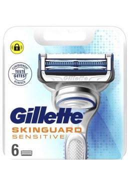 Сменные картриджи Gillette Skinguard Sensitive, 6 шт