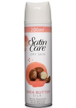 Гель для бритья женский Gillette Satin Care Dry Skin с маслом ши, 200 мл