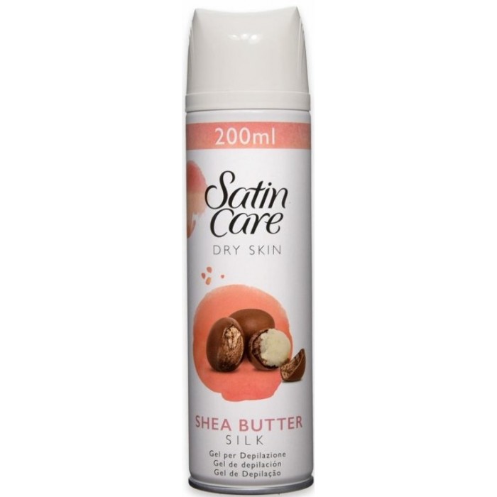 Гель для гоління жіночий Gillette Satin Care Dry Skin з олією ши, 200 мл (222994) - 