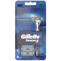 Станок для бритья Gillette Sensor3 + 8 кассет