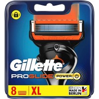 Сменные картриджи для бритья (лезвия) мужские Gillette Fusion5 ProGlide Power, 8шт