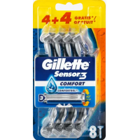 Одноразові станки для гоління чоловічі Gillette Blue 3 Comfort , 8 шт
