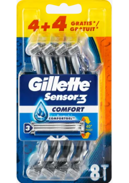 Одноразовые станки для бритья  мужские Gillette Blue 3 Comfort, 8 шт