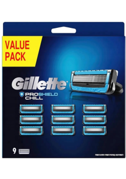 Змінні картриджі для бритви Gillette ProShield Chill, 9 шт