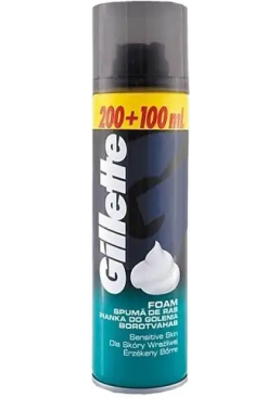 Піна для гоління Gillette Gillette Sensitive Skin Foam, 300 мл