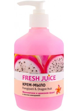 Крем-мило Fresh Juice Frangipani&Dragon fruit, 460 мл