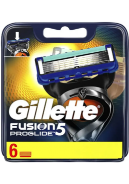 Сменные картриджи для бритья (лезвия) мужские Gillette Fusion5 ProGlide, 6 шт