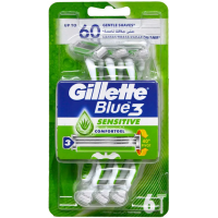 Станок одноразовий Gillette Blue 3 Sensitive, 6 шт
