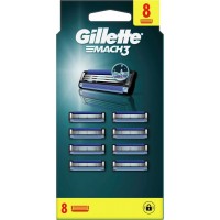 Сменные кассеты для бритья Gillette Mach3, 8 шт