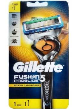 Станок для гоління чоловічий Gillette Fusion5 ProGlide Power з 1 змінним картриджем