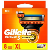 Сменные кассеты для бритья Gillette Fusion Power, 8 шт