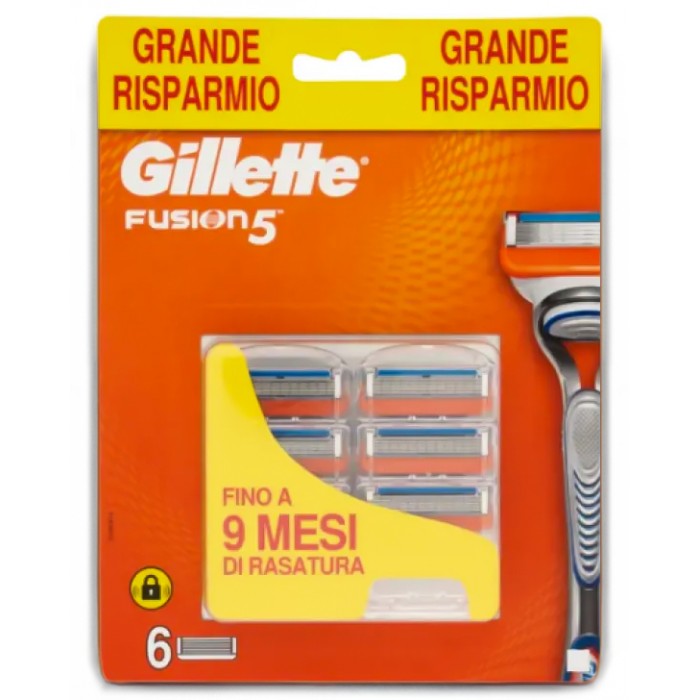 Сменные картриджи для бритья Gillette Fusion5, 6 шт. - 