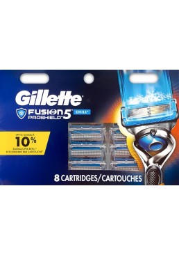 Сменные картриджи Gillette ProShield Chill, 8 шт
