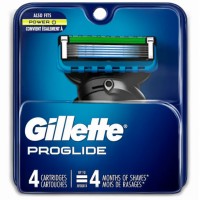 Сменные картриджи для бритья Gillette ProGlide, 4 шт.