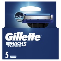 Сменные кассеты Gillette Mach 3 Turbo, 5шт