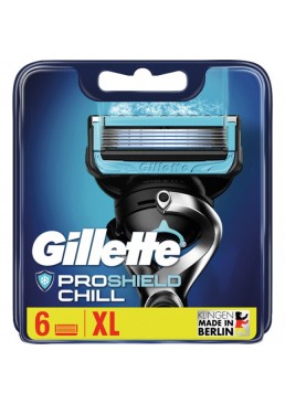 Сменные картриджи для бритья Gillette Proshield Chill, 6 шт