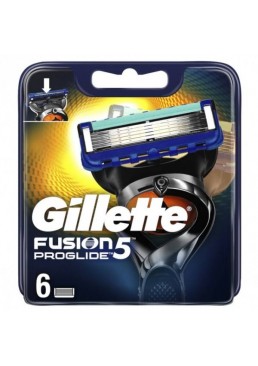 Сменные картриджи для бритья (лезвия) мужские Gillette Fusion5 ProGlide, 6 шт