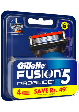 Сменные кассеты для бритья Gillette Fusion 5 ProGlide, 4 шт