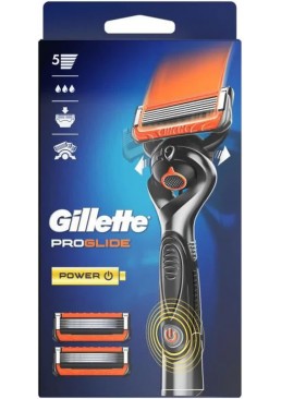 Станок для бритья Gillette Proglide Power с 2 сменными кассетами