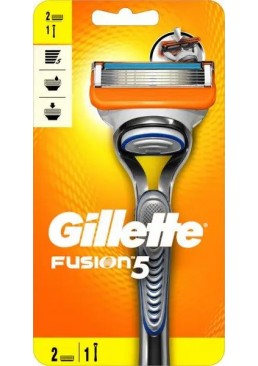 Станок для бриття з 2 змінними касетами Gillette Fusion 5