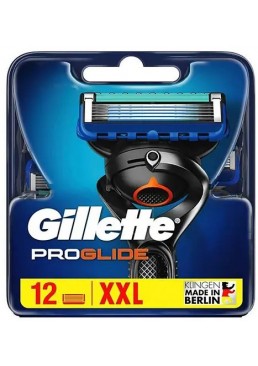 Сменные картриджи Gillette Fusion 5 Proglide, 12 шт