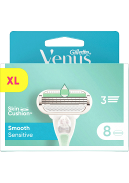 Змінні картриджі Gillette Venus Smooth Sensitive, 8 шт