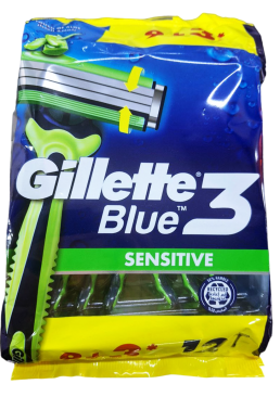 Станки бритвенные Gillette Blue Sense Care 3 лезвия, 12 шт