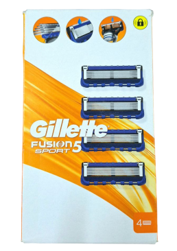 Сменные картриджи Gillette Fusion5 Sport, 4 шт
