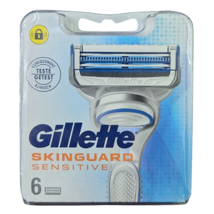 Змінні картриджі Gillette Skinguard Sensitive, 6 шт (586851/586820) - 