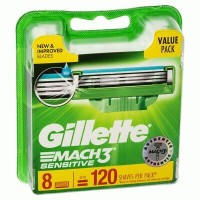 Сменные кассеты для бритья Gillette Mach3 Sensitive, 8 шт