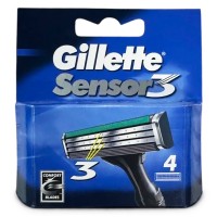 Сменные картриджи для бритья Gillette Sensor3, 4 шт.