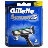 Сменные картриджи для бритья Gillette Sensor3, 8 шт.