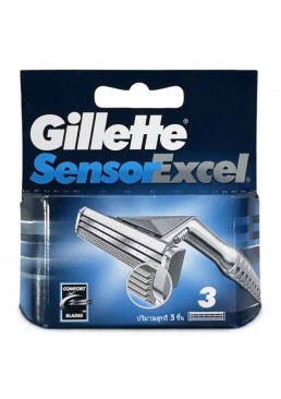 Змінні картриджі для гоління Gillette Sensor Excel, 3 шт.