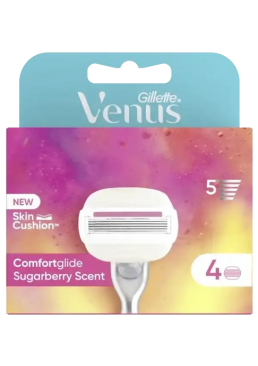 Сменные картриджи для бритья Gillette Venus Olay ComfortGlide Sugarberry, 4 шт